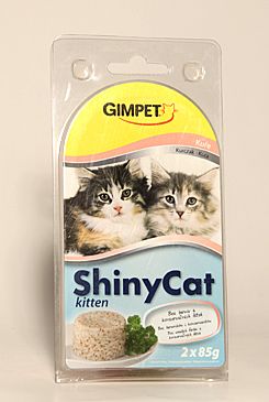 Gimpet kočka konz. ShinyCat Junior kuře 2x70g