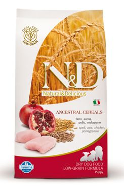 N&D Low Grain DOG Puppy Mini Chicken & Pomegr 2,5kg