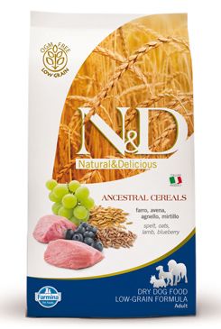 N&D Low Grain DOG Adult Mini Lamb & Blueberry 800g