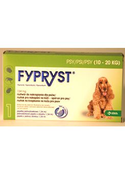 Fypryst Spot-on Dog M sol 1x1,34ml (10-20kg)