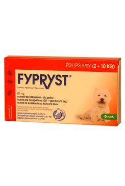 Fypryst Spot-on Dog S sol 1x0,67ml (2-10kg)