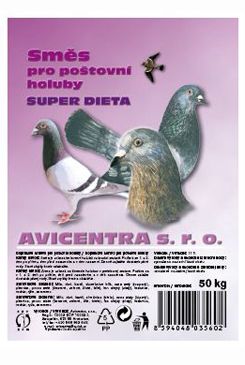 Avicentra Super dieta holub 25kg