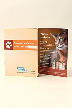 Očkovací průkaz kočka Bioveta mezinárodní 1ks
