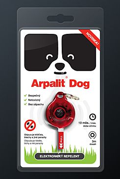 Elektr. odpuzovač klíšťat Arpalit Dog pro psy 1ks
