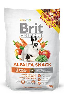 Brit Animals Alfalfa Snack for Rodents 100g