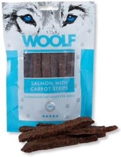 WOOLF pochoutka salmon with carrot strips 100g