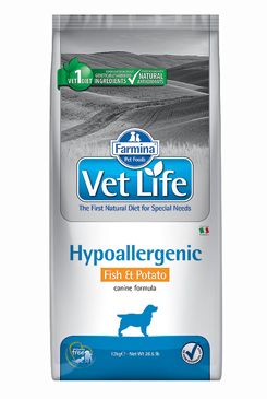 Vet Life Natural DOG Hypo Fish & Potato 12kg