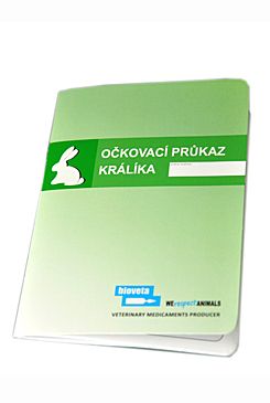 Očkovací průkaz králík Bioveta 1ks