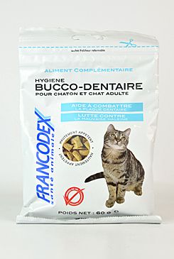 Francodex Pochoutka Breath Dental kočka 60g