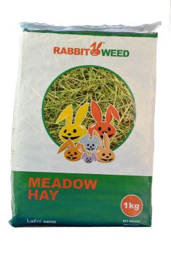 Seno luční RabbitWeed 1kg 40 l