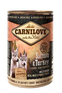 Carnilove Wild Meat Salmon & Turkey for Puppies 400g