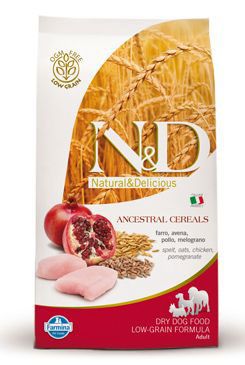 N&D LG DOG Adult Mini Chicken & Pomegranate 7kg