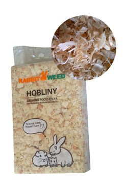 Hobliny podestýlka lis. hrubá TOP RabWeed 30l/0,6 kg