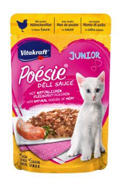 Vitakraft Cat Poésie DéliSauce kapsa junior kuřecí 85g