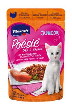 Vitakraft Cat Poésie DéliSauce kapsa junior krůtí 85g