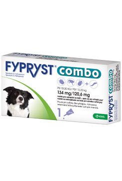 Fypryst combo spot-on 134/120,6mg pes střední 1 pip - spotřeba 1