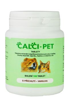 Calci Pet vanilka 100tbl