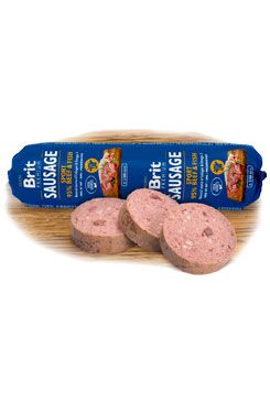 Brit Sausage Beef & Fish-Sport formula 800g New