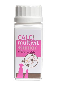 CALCImultivit+junior tablety pro psy a kočky 80 tbl