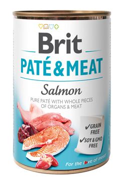 Brit Dog konz Paté & Meat Salmon 400g