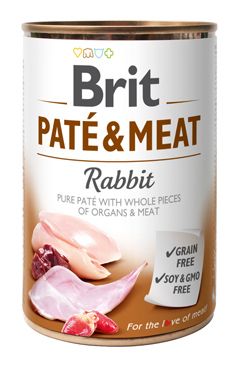 Brit Dog konz Paté & Meat Rabbit 400g