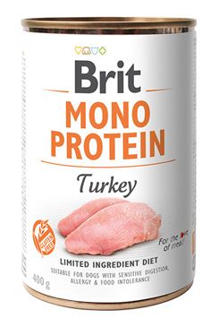 Brit Dog konz Mono Protein Turkey 400g