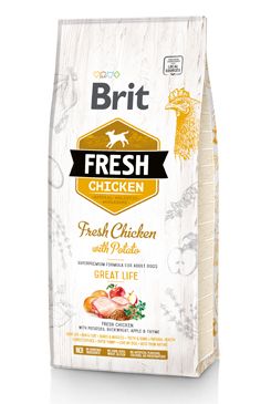 Brit Dog Fresh Chicken & Potato Adult Great Life 2,5kg