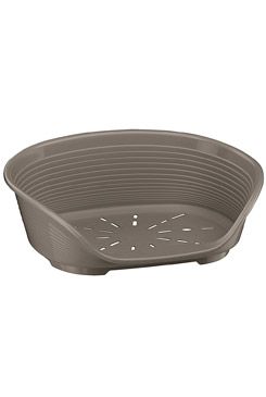 Pelech plast SIESTA DLX 6 tm.šedý 70,5x52x23,5cm FP1ks