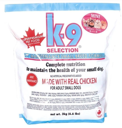 K-9 Maintenance Small Breed Formula 3 KG