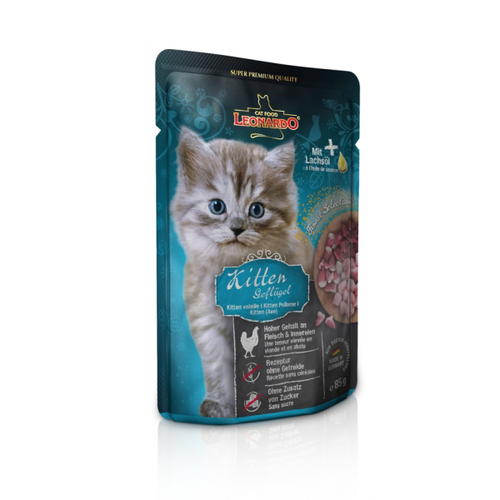 Leonardo Kitten - Kapsička s drůbežím masem 85g