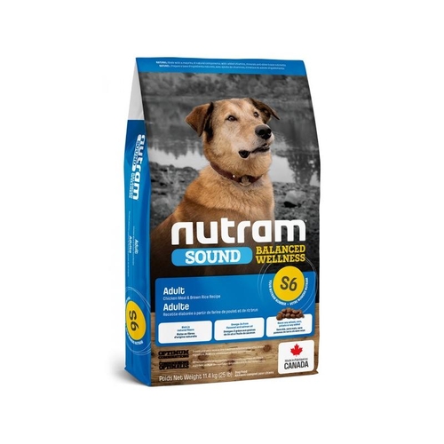 S6 Nutram Sound Adult Dog - pro dospělé psy 11,4kg