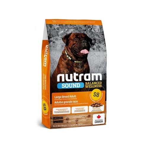S8 Nutram Sound Adult Dog Large Breed - pro dospělé psy velkých