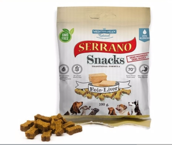 Serrano Snack Dog Liver 100 g