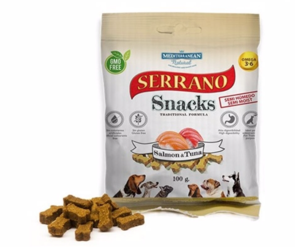 Serrano Snack Dog Salmon & Tuna 100 g