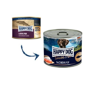 Happy Dog Lachs Pur Norway - losos 200 g
