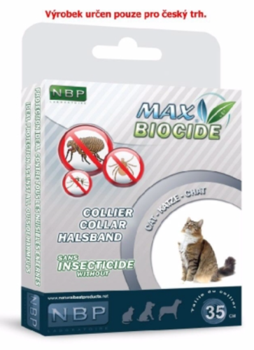 Max Biocide Collar Cat repelentní obojek, kočka 42 cm !CZ!