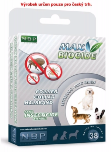 Max Biocide Collar Dog repelentní obojek, pes 38 cm !CZ!