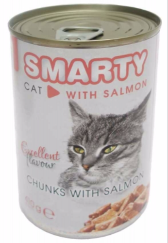 SMARTY Cat Losos chunks, konzerva 410 g