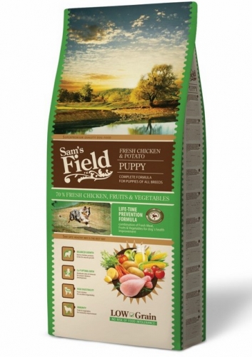 Sams Field Puppy Chicken & Potato, superprémiové granule 13