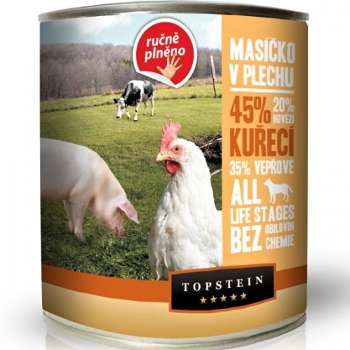 Topstein Masíčko v plechu - kuřecí 800 g